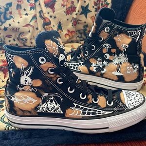 Converse CTAS Pro Sean Pablo Bleach High Top Skate Shoes